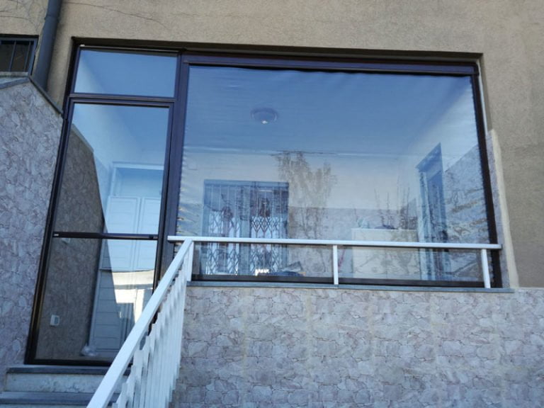Tende in cristal trasparente a Milano - tende in pvc per porta finesta